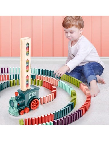 Train domino automatique est présent 